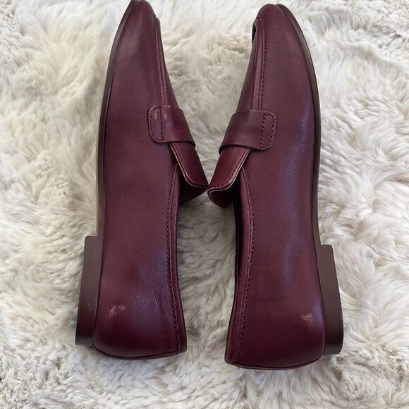 Madewell The Lacey Loafer in Leather Cabernet Size 5 - Picture 5 of 12